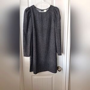 Elegant Black and White Patterned Dress